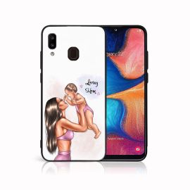 MY ART Protecție husă pentru Samsung Galaxy A20e MAMĂ IUBITOARE (115)