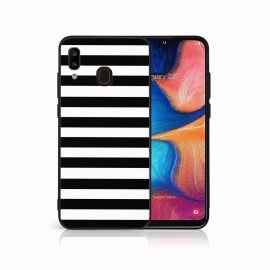 MY ART Protecție husă pentru Samsung Galaxy A20e LINES (169)