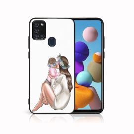 MY ART Protecție husă pentru Samsung Galaxy A21s BABY GIRL (111)