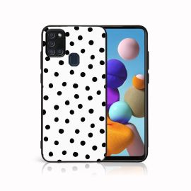 MY ART Protecție husă pentru Samsung Galaxy A21s DOTS (168)