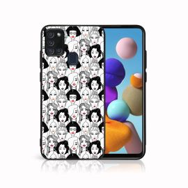 MY ART Protecție husă pentru Samsung Galaxy A21s LIPSTICK (174)