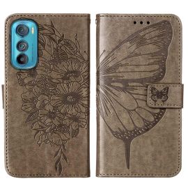 ART BUTTERFLY portofel Motorola Edge 30 gri
