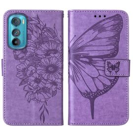 ART BUTTERFLY portofel Motorola Edge 30 violet