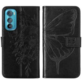 ART BUTTERFLY portofel Motorola Edge 30 neagra