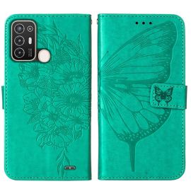 ART BUTTERFLY Husă portofel ZTE Blade A52 verde