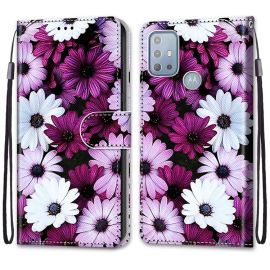 ART Husa portofel Motorola Moto G10 / G20 / G30 CHRYSANTHEMUM