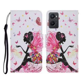 ART Husa portofel Oppo A96 BUTTERFLY FAIRY
