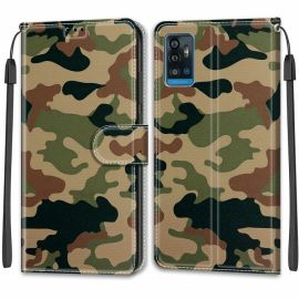 ART Husă portofel pentru ZTE Blade A71 2020 CAMUFLAGE
