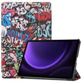 Husa ART Flip pentru Samsung Galaxy Tab S10 FE / Tab S9 FE GRAFFITI