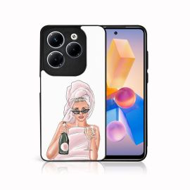 PROTEMIO MY ART Husă de protecție pentru Infinix Hot 40 / Hot 40 Pro CHAMPAGNE (134)