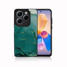 PROTEMIO MY ART Husă de protecție pentru Infinix Hot 40 / Hot 40 Pentru GREEN MARBLE (145)