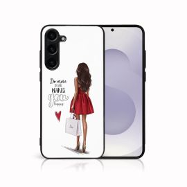 MY ART Husă de protecție pentru Samsung Galaxy S25 Plus 5G RED DRESS (137)