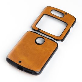 LEATHER TPU Pro capac Motorola protecționiste Razr 5G maro