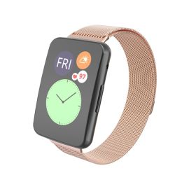 MILANESE Huawei Watch Fit curea metalică roz