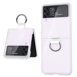 CLEAR Husa de protectie cu suport Samsung Galaxy Z Flip 4 5G , mat lăptos