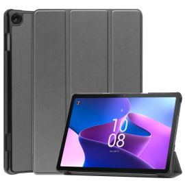 Husă Flip din LEATHER pentru Lenovo Tab M10 a 3-a generație gri