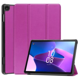 Husă din LEATHER pentru Lenovo Tab M10 a 3-a generație violet