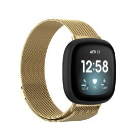 MILANESE Curea metalica pentru Fitbit Versa 4/3 gold