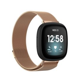 MILANESE Curea metalică pentru Fitbit Versa 4/3 auriu roz