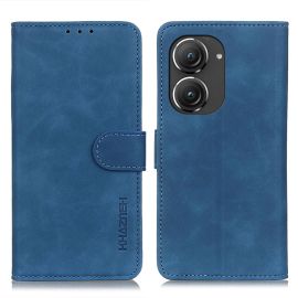 KHAZNEH Husa flip Asus Zenfone 9 / Zenfone 10 albastra