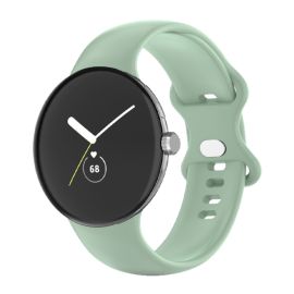 BUTTERFLY Curea din silicon pentru Google Pixel Watch / Pixel Watch 2 verde deschis