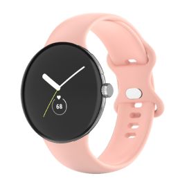 BUTTERFLY Curea din silicon pentru Google Pixel Watch / Pixel Watch 2 roz