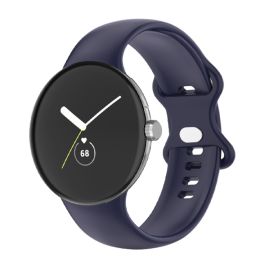 BUTTERFLY Curea din silicon pentru Google Pixel Watch / Pixel Watch 2 albastru închis