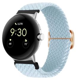Curea din nailon împletită pentru Google Pixel Watch / Pixel Watch 2 albastru