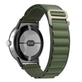 Curea de NYLON înlocuibilă pentru Google Pixel Watch / Pixel Watch 2 verde
