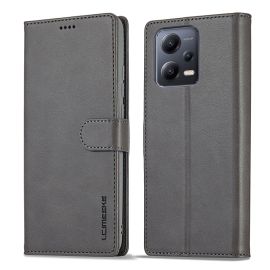 Husa portofel IMEEKE Xiaomi Redmi Note 12 5G / Poco X5 5G gri