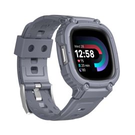 Husa de protectie GLACIER pentru Fitbit Versa 4 / 3 / 2 / 1 gri