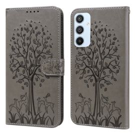 ART DEER Husa portofel Samsung Galaxy A54 5G gri