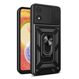 RING CAMERA Capac cu suport pentru Motorola Moto E13 negru