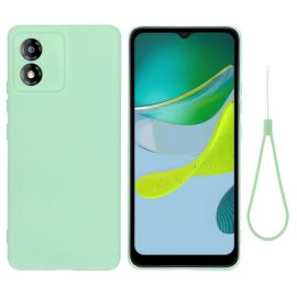 RUBBER Husa de protectie pentru Motorola Moto E13 verde
