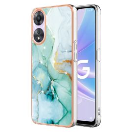 Husa de protectie IMD MARBLE pentru Oppo A58 4G GREEN