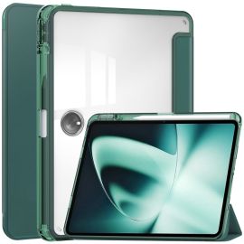CRYSTAL Husă flip One Plus Pad verde închis