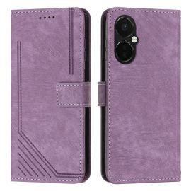 STRIPE Husă portofel cu curea One Plus Nord CE 3 Lite 5G violet