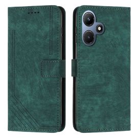 STRIPE Husă portofel cu curea Infinix Hot 30i verde