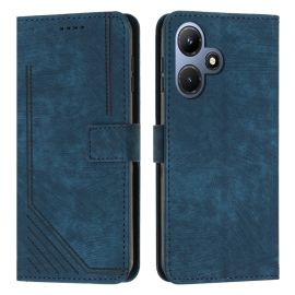 STRIPE Husă portofel cu curea Infinix Hot 30i albastru