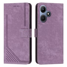 STRIPE Husă portofel cu curea Infinix Hot 30i violet