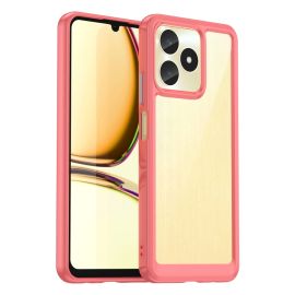 CRYSTAL Husa de protectie pentru Realme C51 rosie
