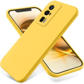 RUBBER de protectie pentru Xiaomi Poco F5 Pro galben