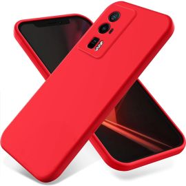 RUBBER de protectie pentru Xiaomi Poco F5 Pro rosie