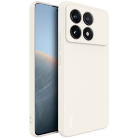 Husa din silicon IMAK RUBBER Xiaomi Poco X6 Pro 5G alb