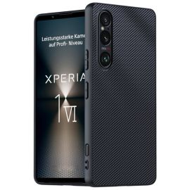 CARBON Husă de protecție pentru Sony Xperia 1 VI neagră