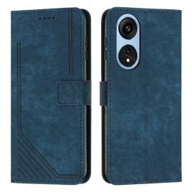 STRIPE Husă portofel cu curea Oppo A98 5G albastru