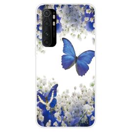 Husă din silicon ART Xiaomi Mi Note 10 Lite PURPLE BUTTERFLY