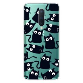 ART Husa din silicon OnePlus 8 BLACK CAT