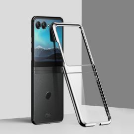 ELECTRO Husa din plastic pentru Motorola Razr 40 Ultra argintie