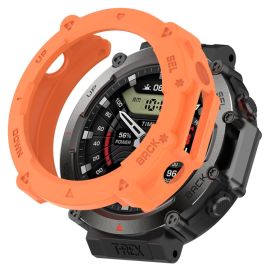 Husă TPU HALF COVER pentru Amazfit T-Rex Ultra portocaliu